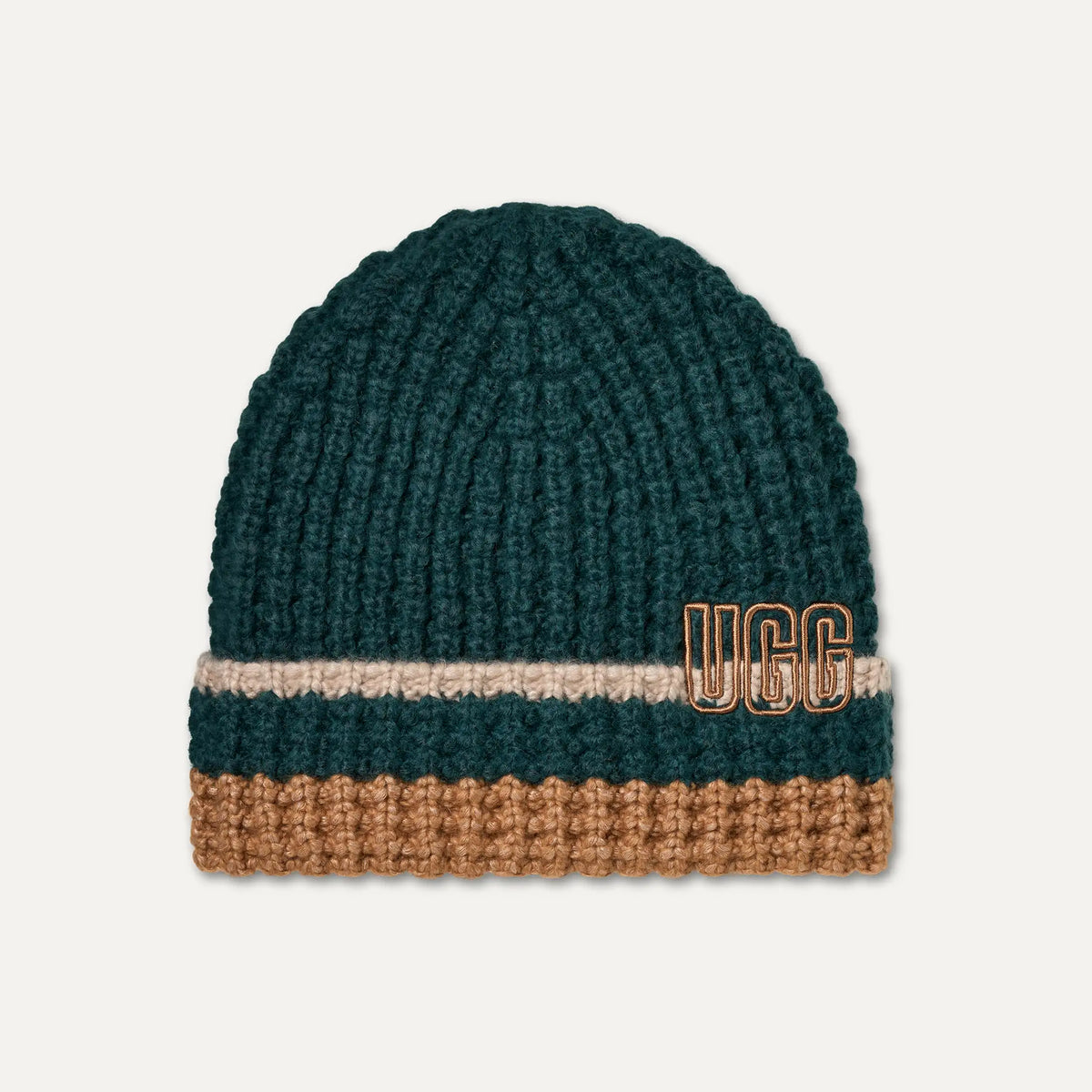 Men's Waffle Stripe Beanie - SALTWATER MULTI