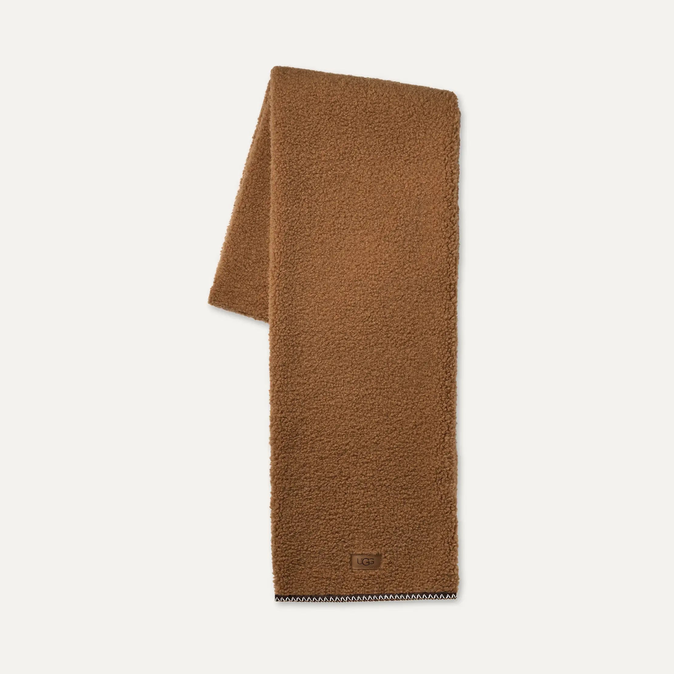 Women's UGGbraid Scarf - LIGHT CHESTNUT
