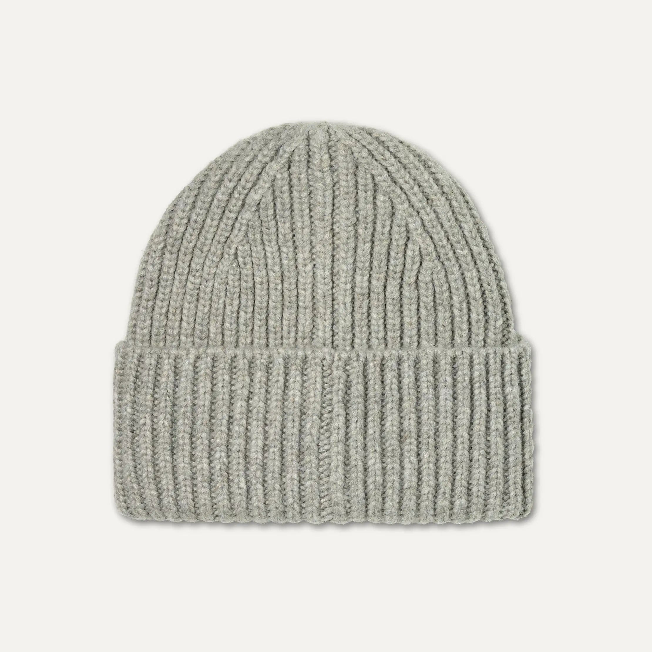Men's Chunky Rib UGGbraid Beanie - COBBLE / GREEN STONE