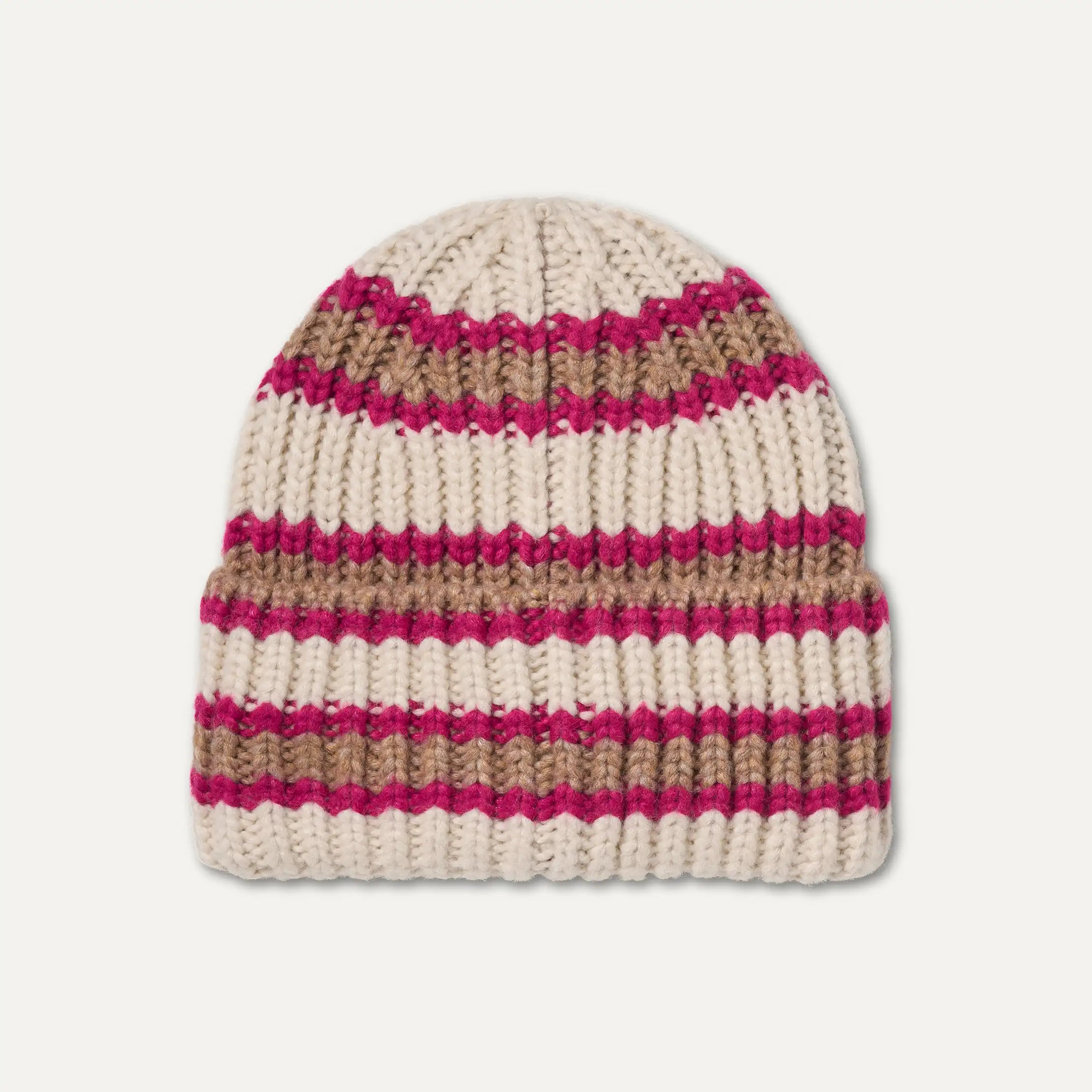 Kids' Chunky Rib Beanie - VELVET RIBBON MULTI STRIPE