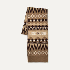 Women's Braylee UGGIsle Scarf - COFFEE GROUNDS HEATHER