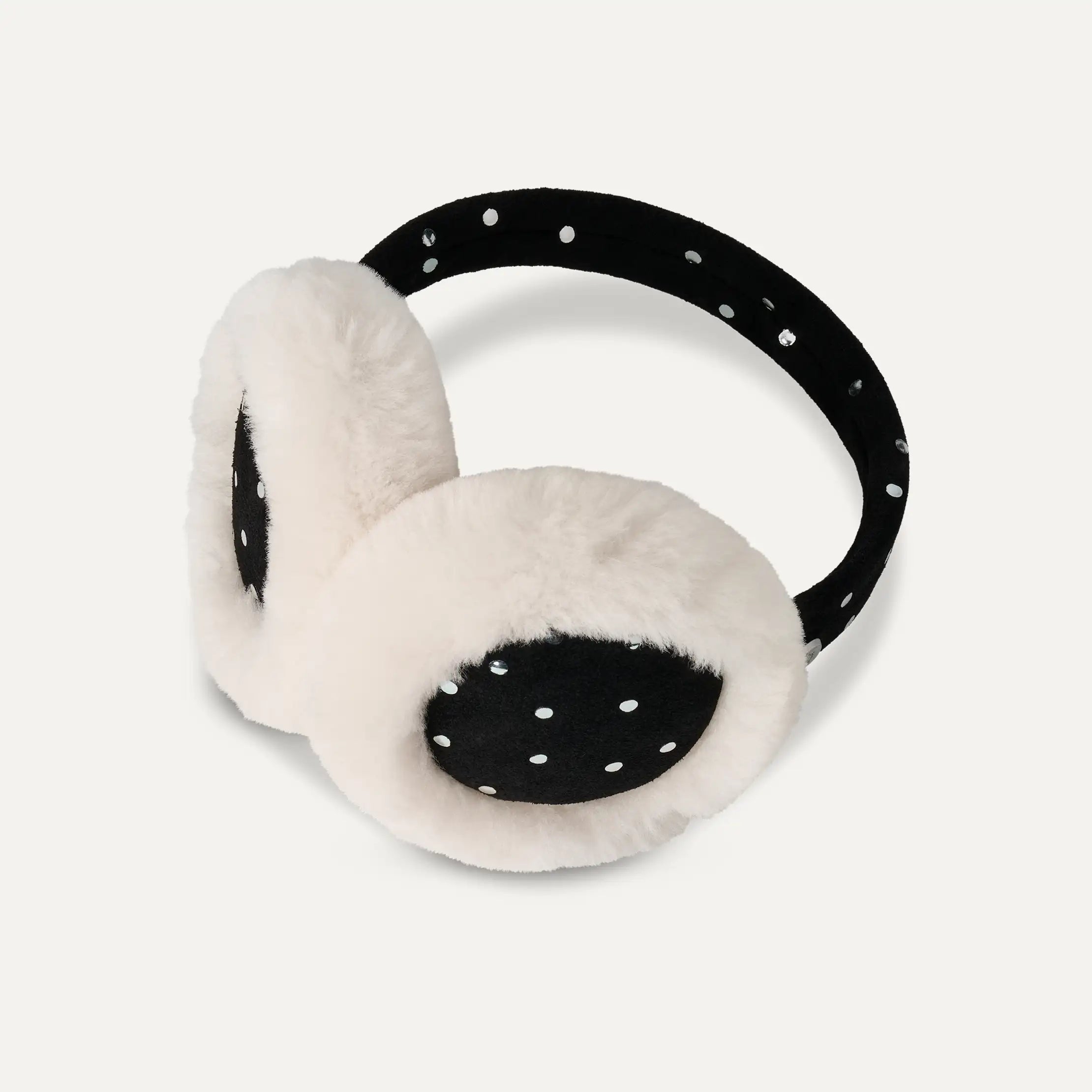 Kids' Metallic Dots Earmuff - BLACK
