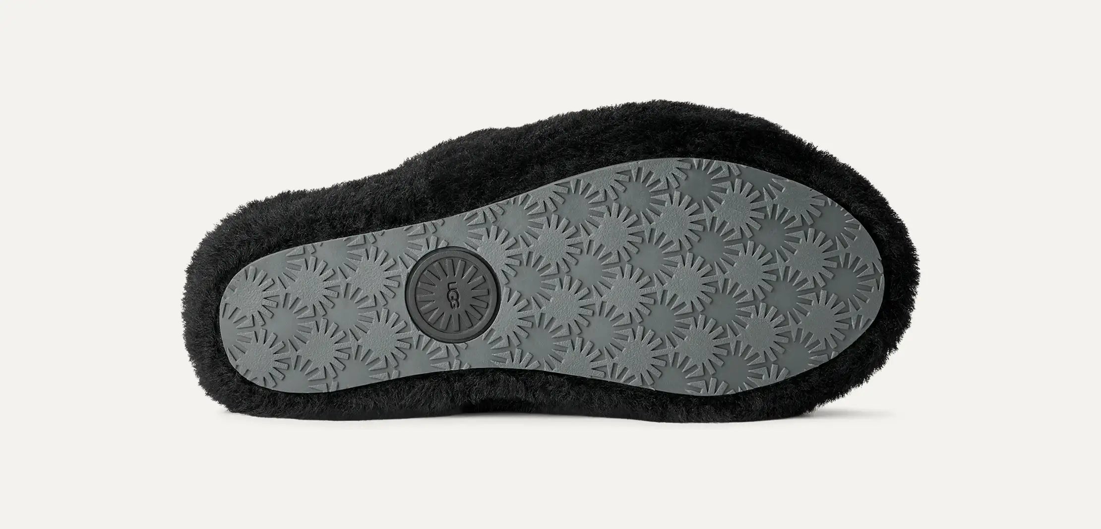 Women's Fluff Yeah Slide - BLACK / DARK SHADOW