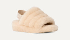 Women's Fluff Yeah Slide - NATURAL / SEA SALT