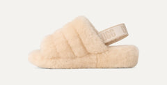 Women's Fluff Yeah Slide - NATURAL / SEA SALT