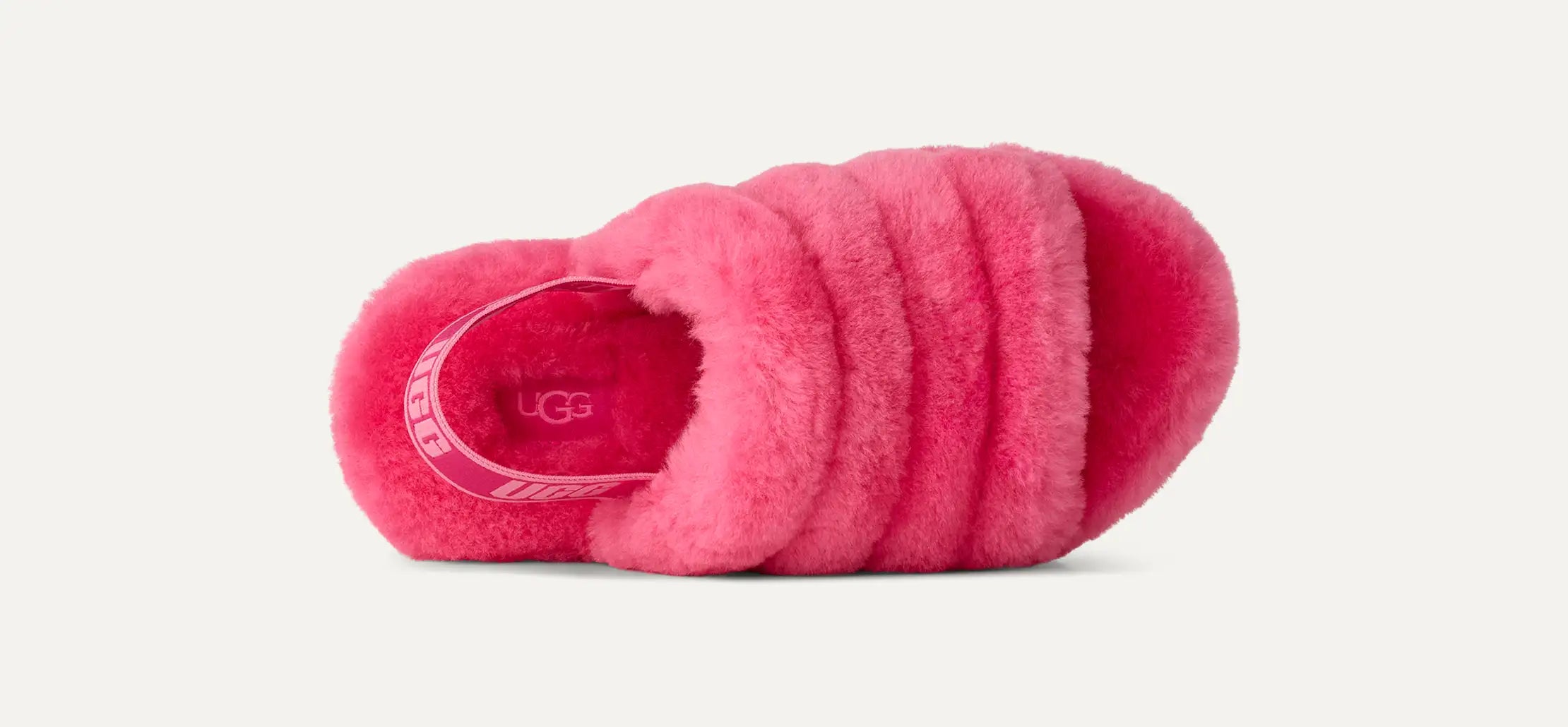 Kids' Fluff Yeah Slide - DEEP CORAL / SACHET PINK