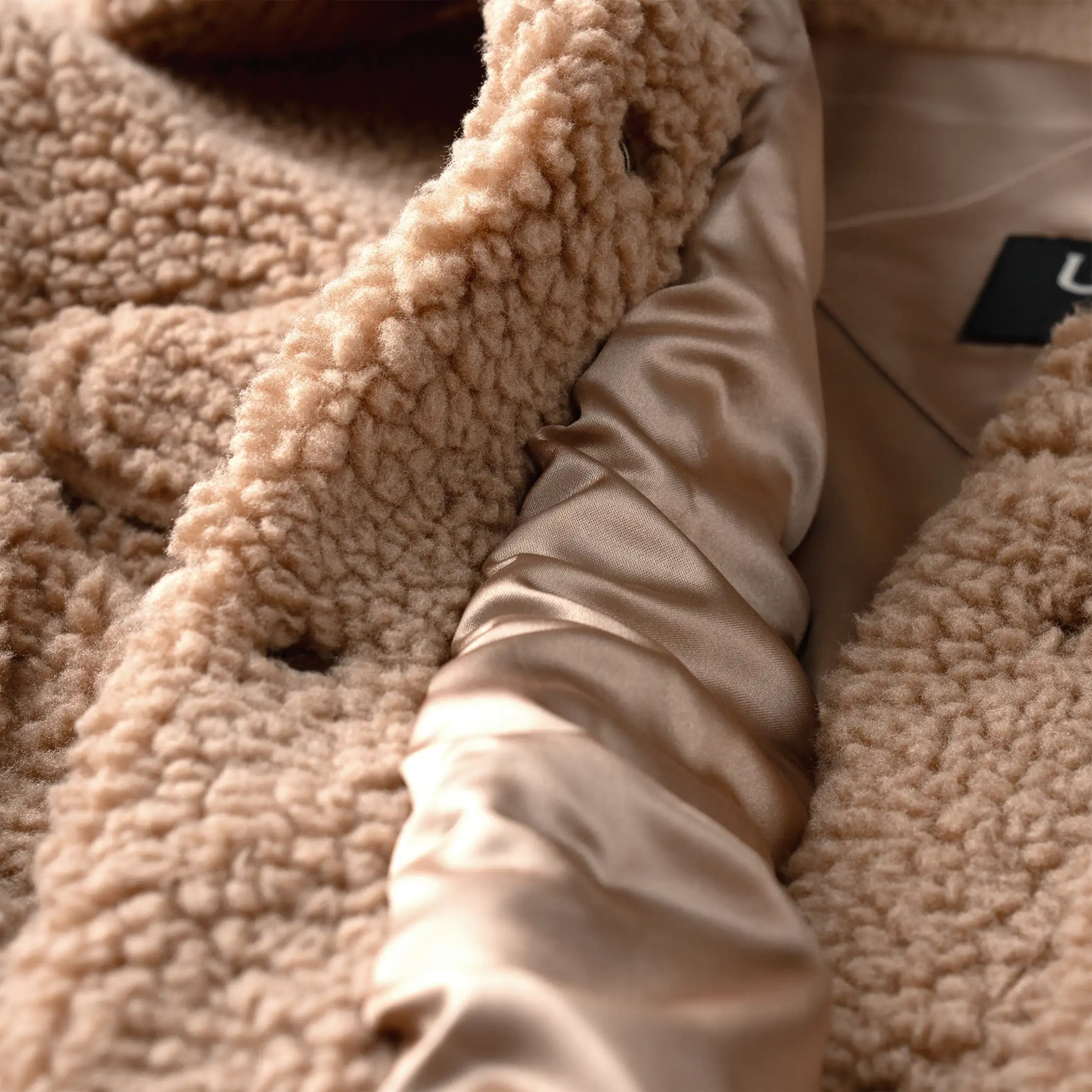 Women's Frankie Sherpa Trucker Jacket - CAMEL