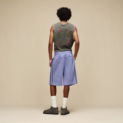 Men's Trey Rib Knit Crew - WHITE