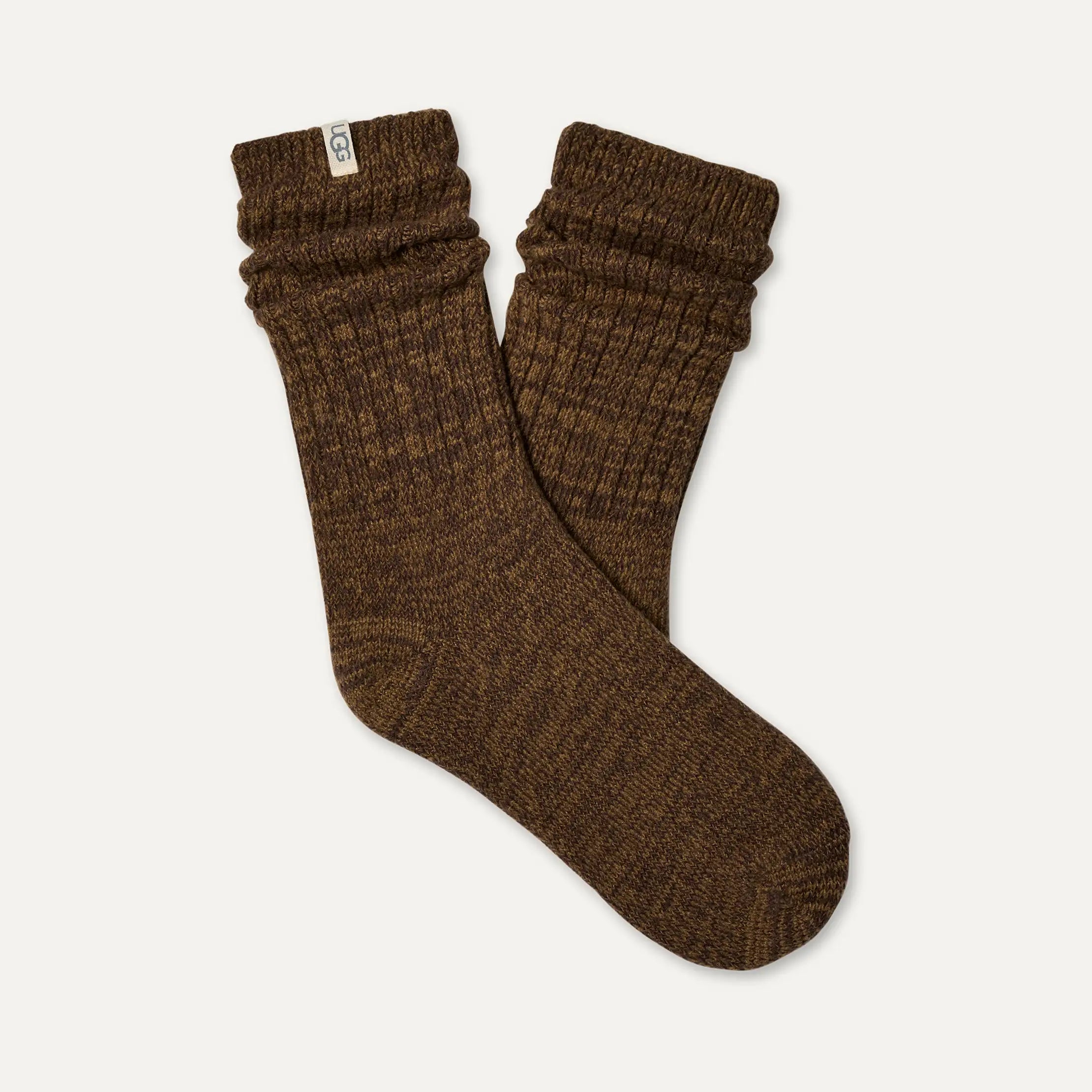 Women's Rib Knit Slouchy Crew 3 Pack - BURNT CEDAR / MOONLIGHT / COFFEE GROUNDS