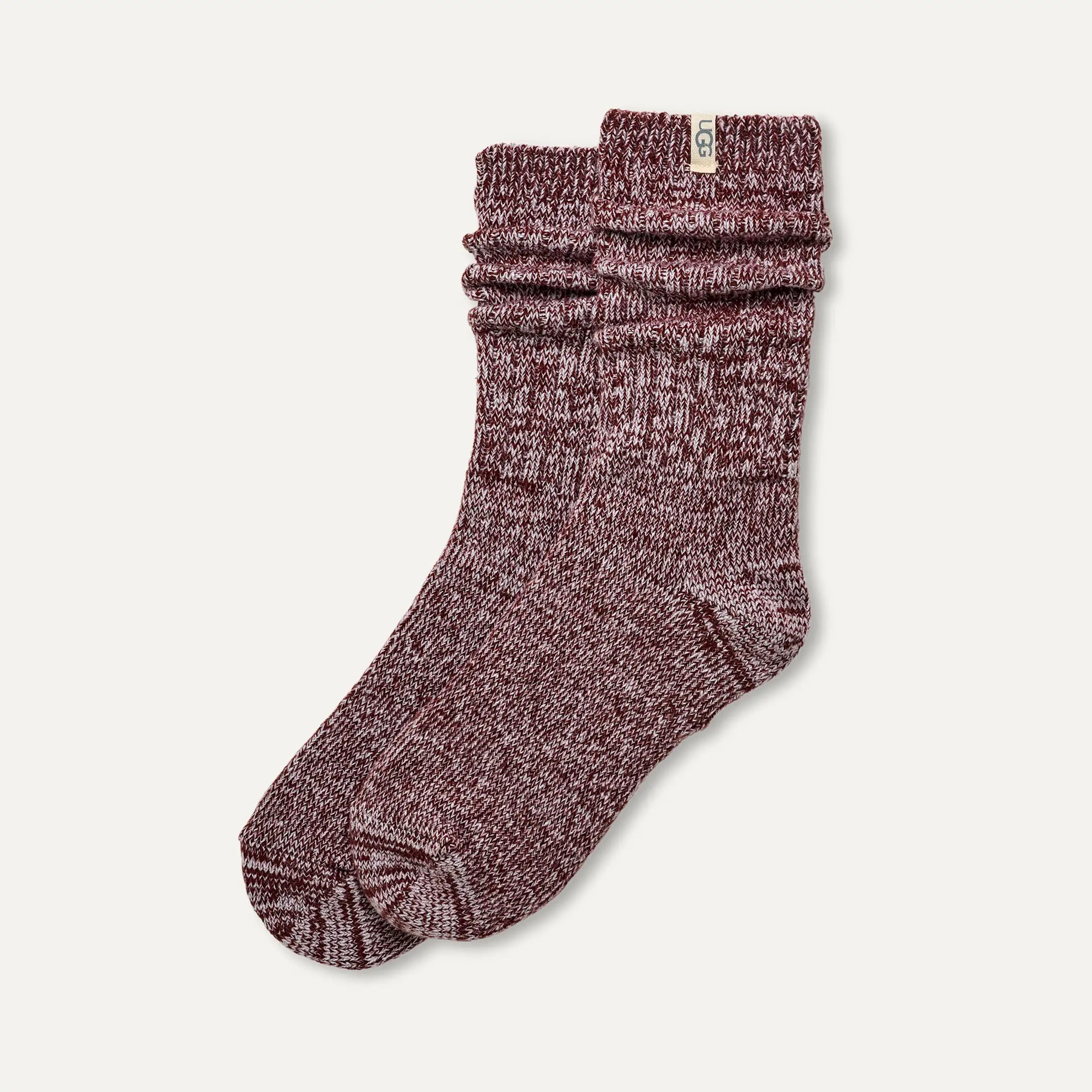 Women's Rib Knit Slouchy Crew 3 Pack - CHROMA PINK / PUTTY / WILD GRAPE