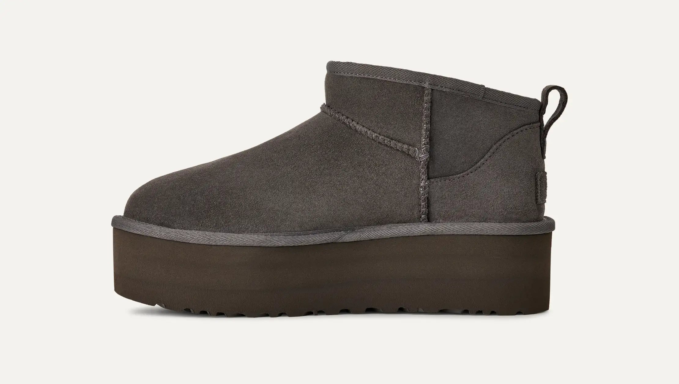 Women's Classic Ultra Mini Platform - CHARCOAL