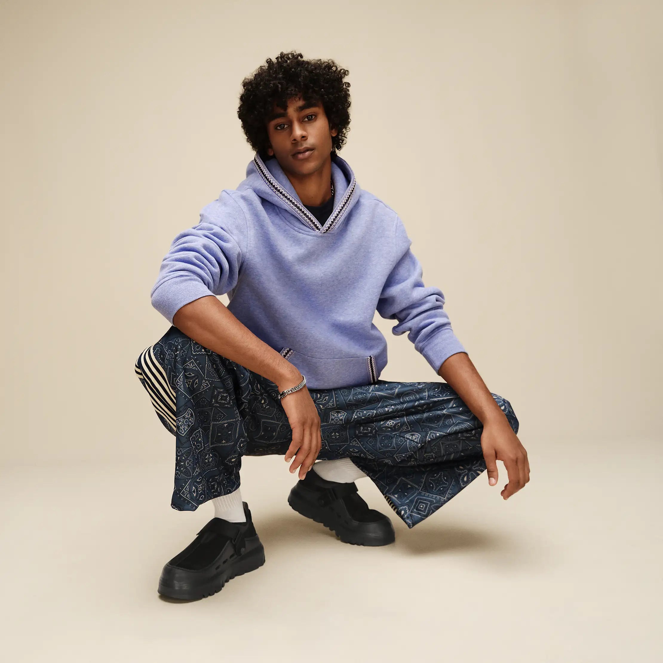 Men's Tasman Hoodie - DUSTED IRIS HEATHER