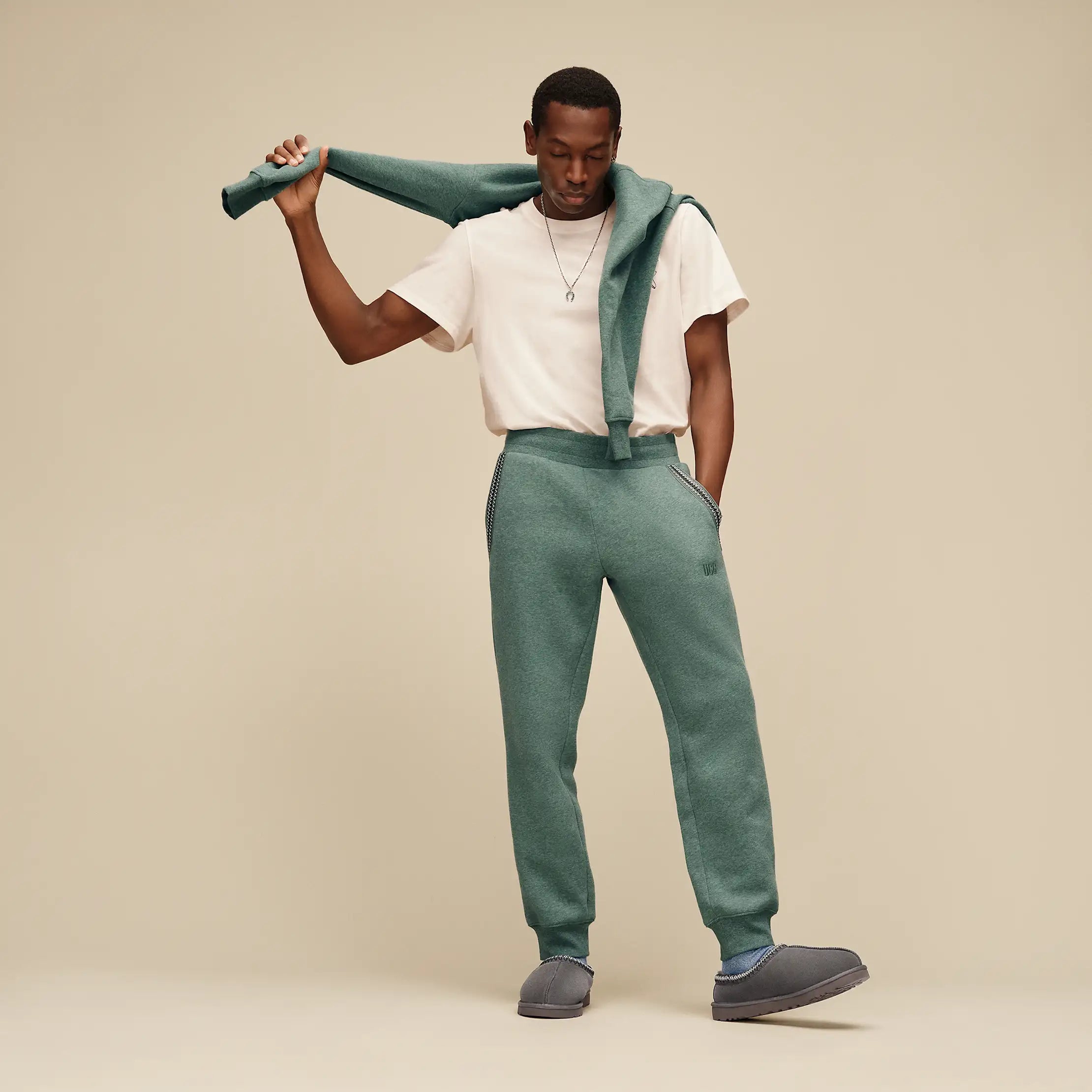 Men's Tasman Jogger - GREEN STONE HEATHER