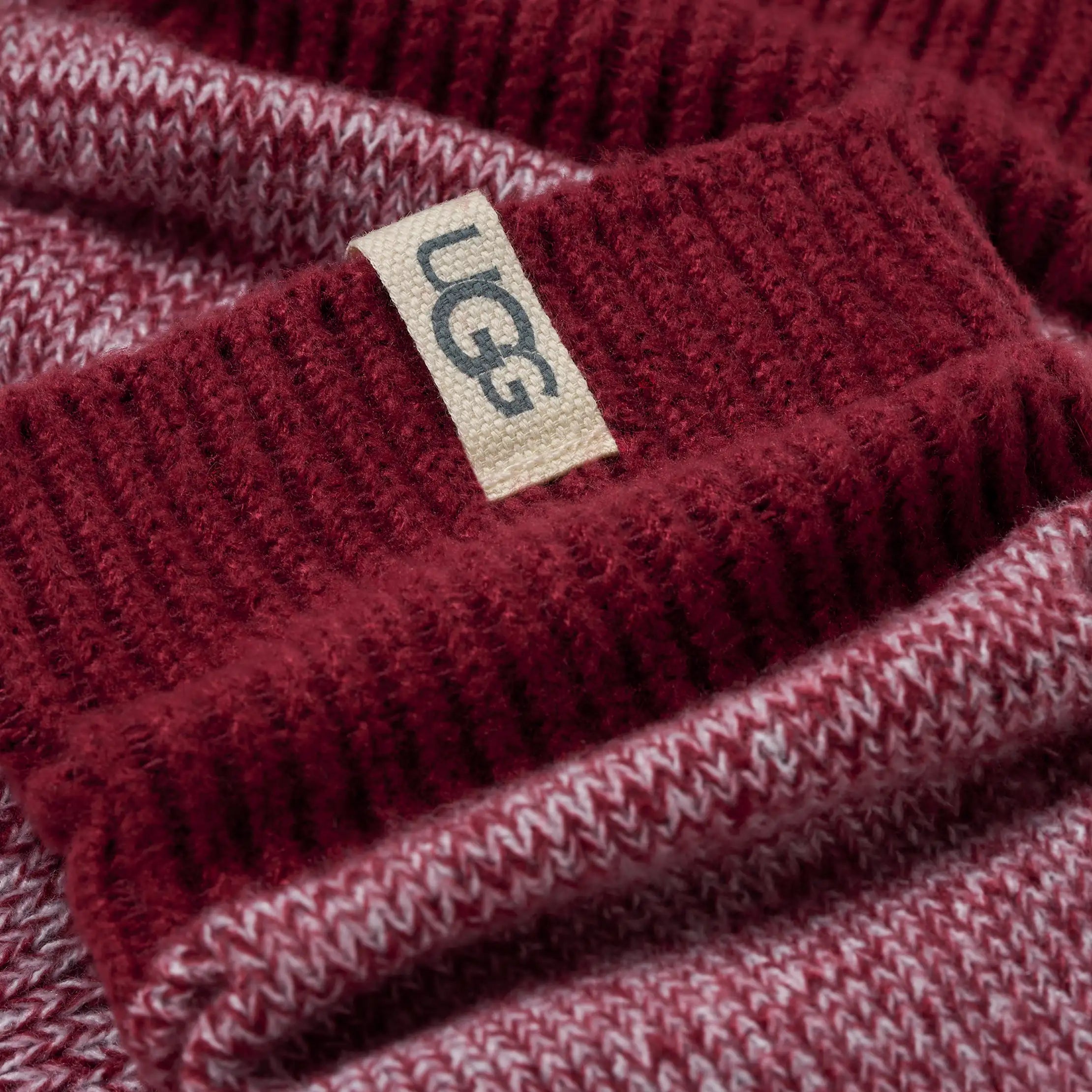 Women's Rib Knit Slouchy Quarter - COFFEE BERRY