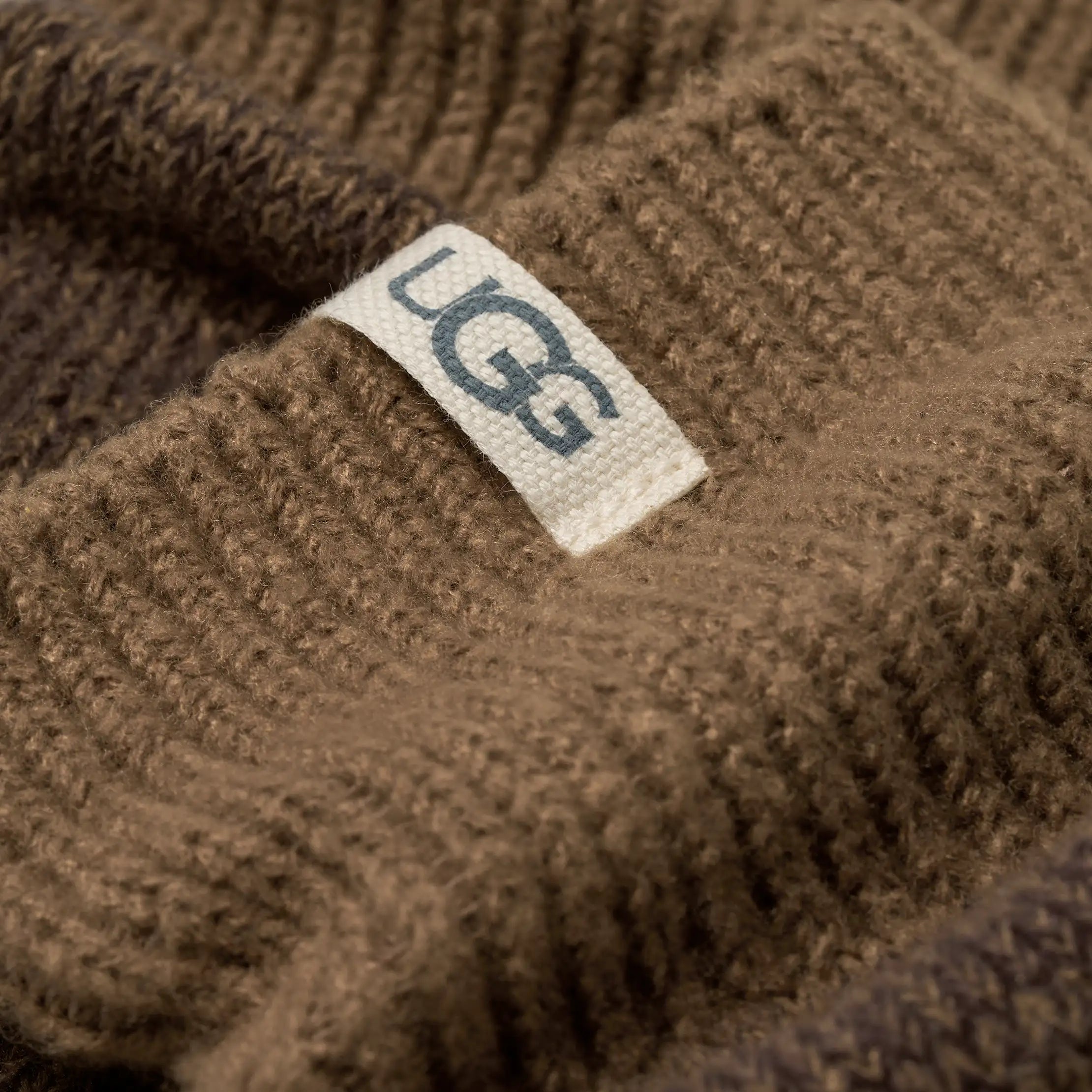 Women's Rib Knit Slouchy Quarter - COFFEE GROUNDS