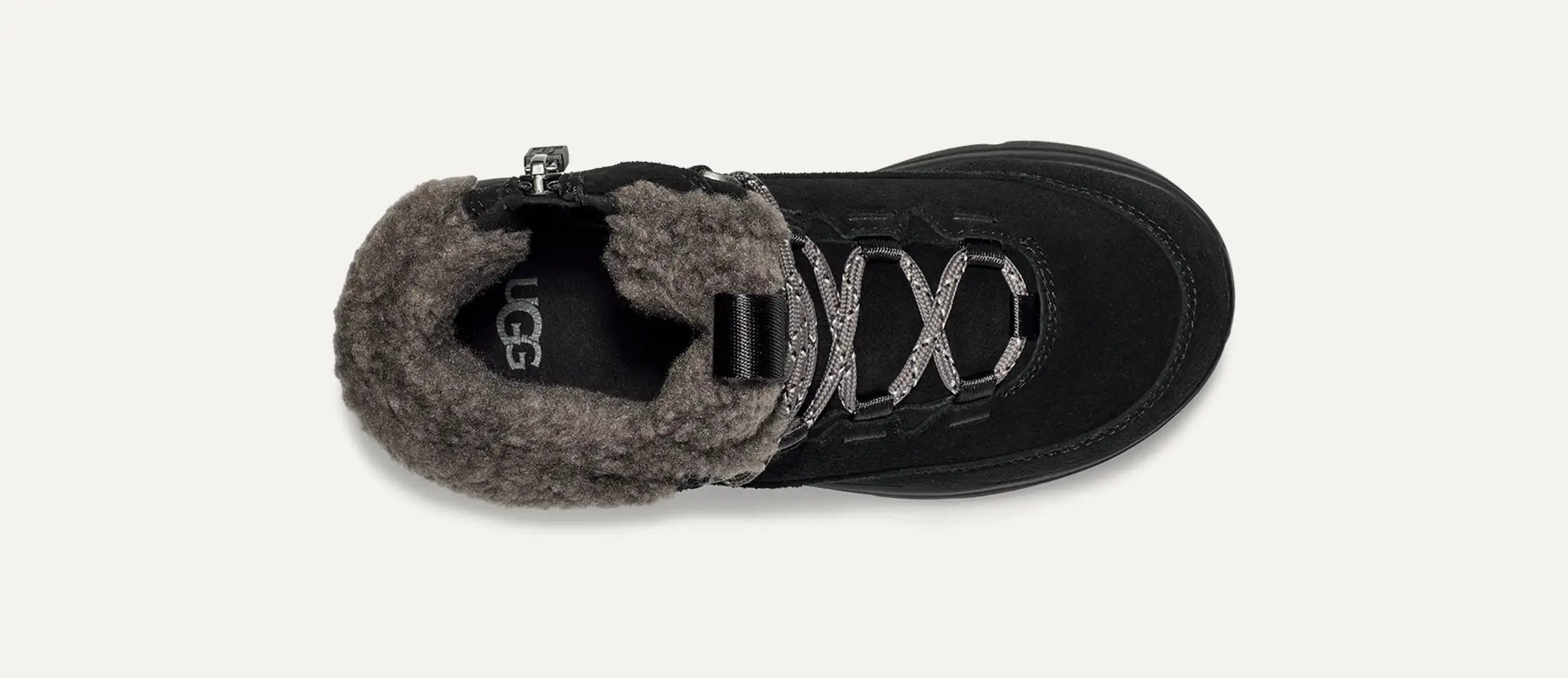 Kids' TerreTrail Cozy Lace - BLACK