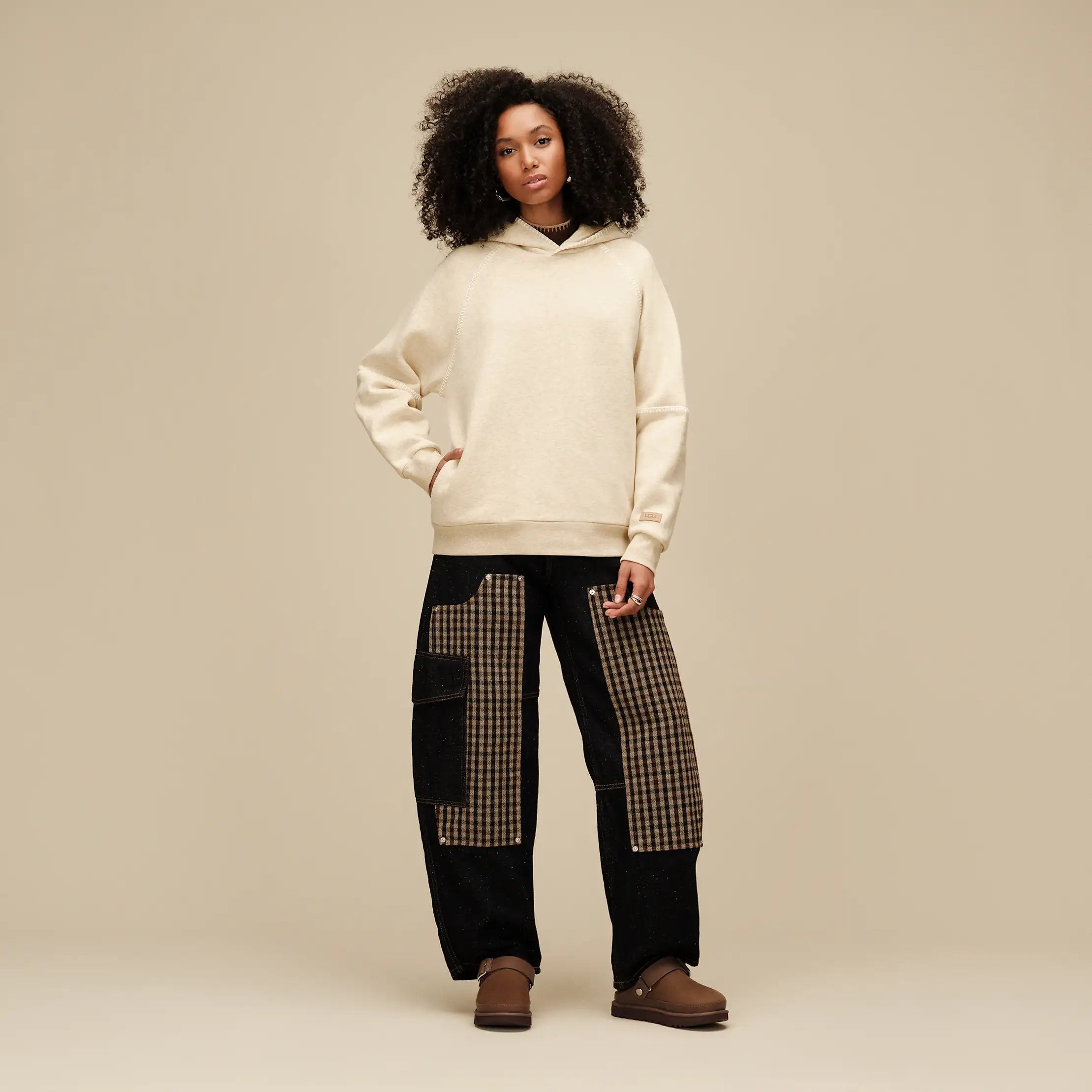Women's Classic Hoodie - SAND HEATHER