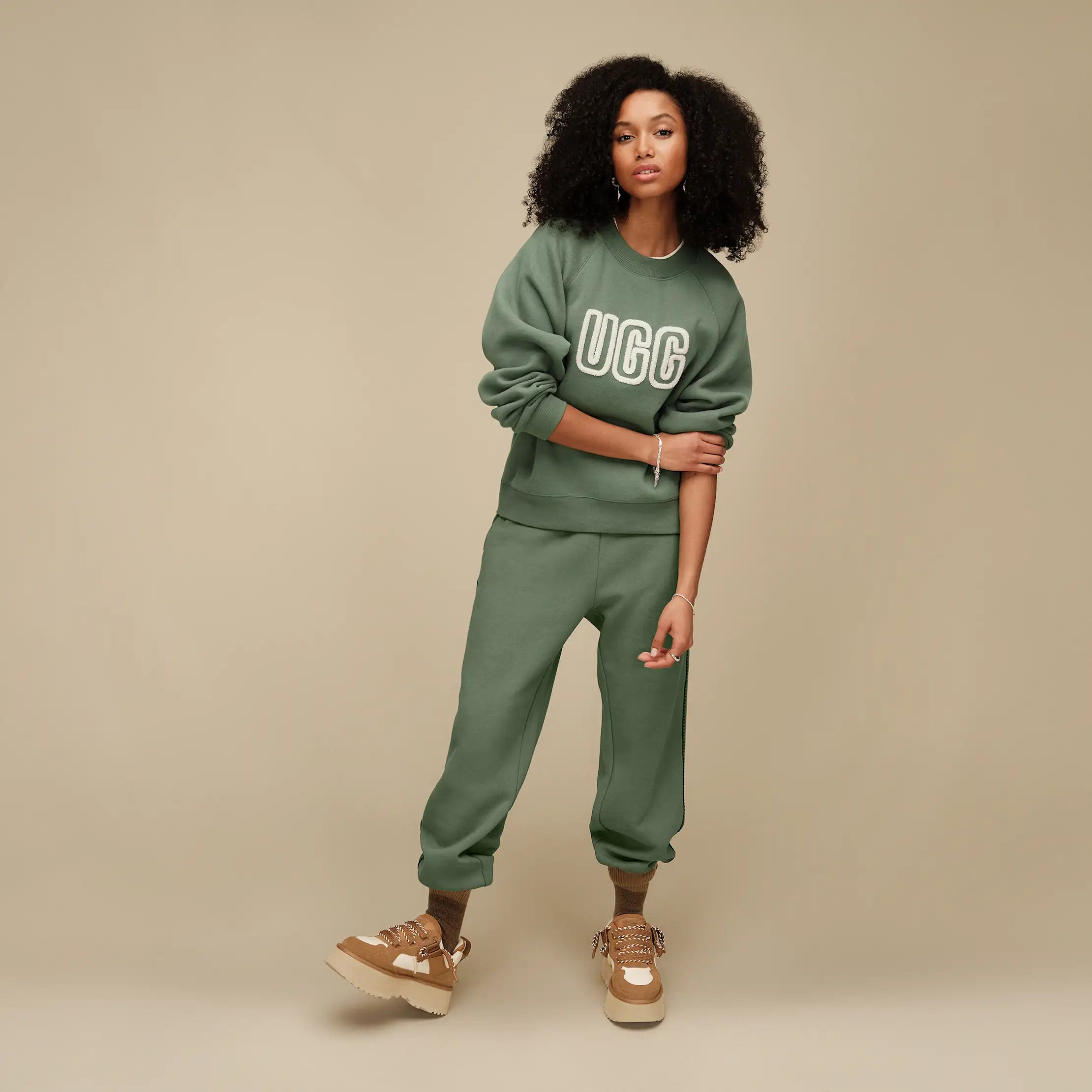 Women's Classic Sweatpant - GREEN STONE