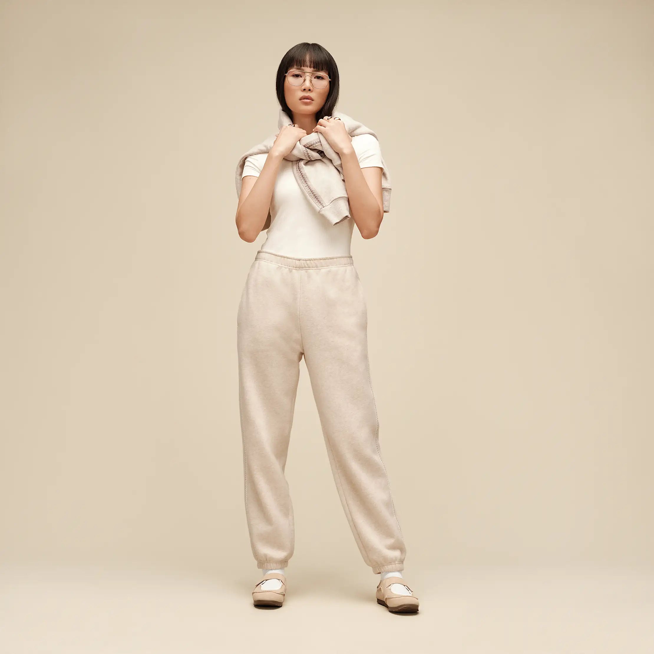 Women's Classic Sweatpant - SAND HEATHER
