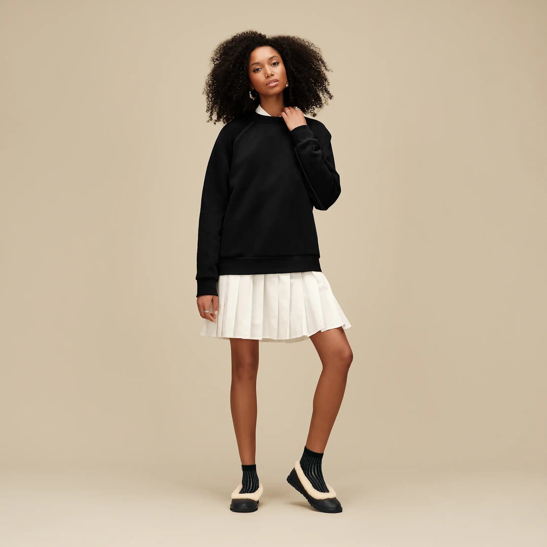 Women's Classic Crewneck - BLACK
