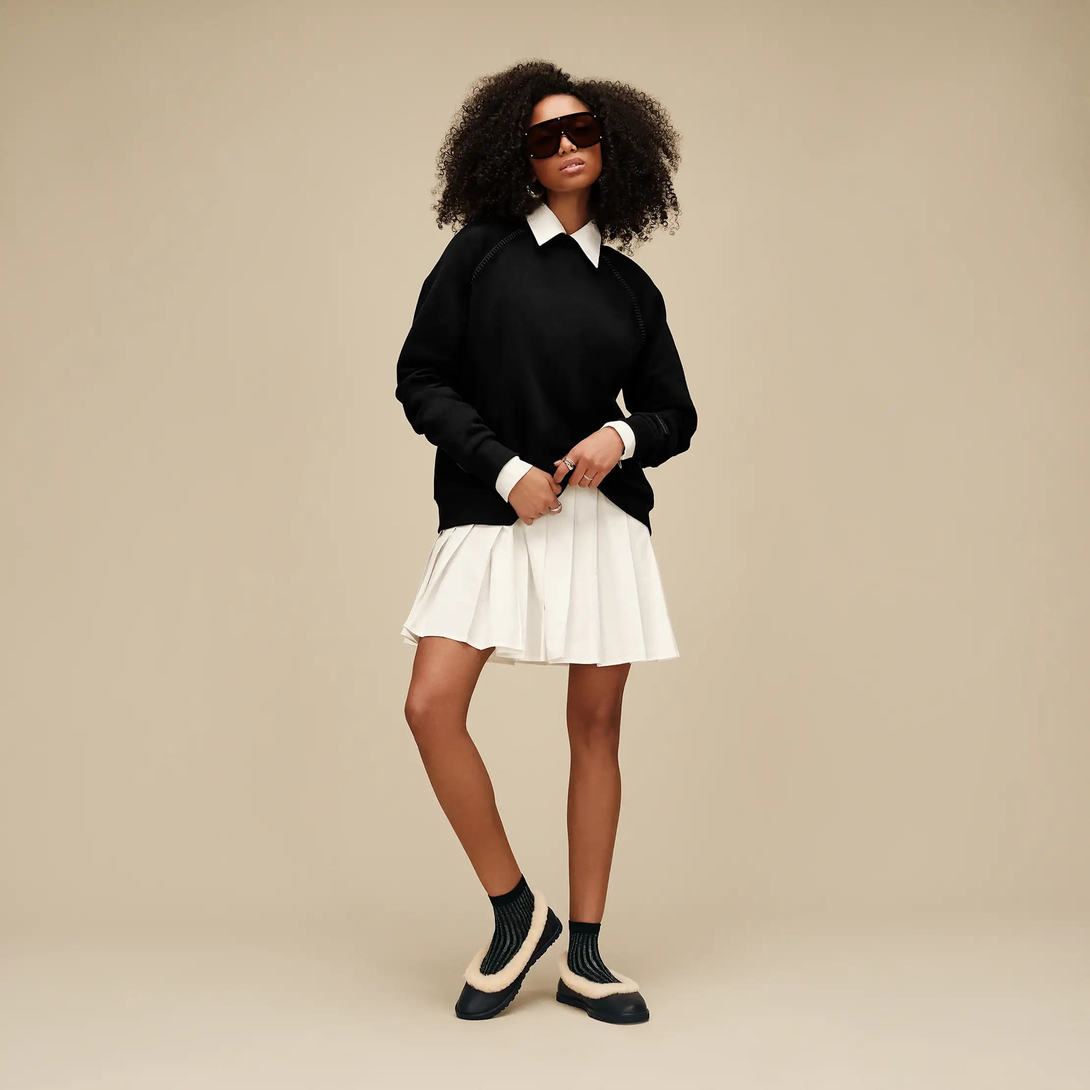 Women's Classic Crewneck - BLACK