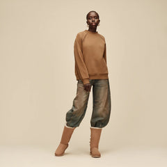 Women's Classic Crewneck - CHESTNUT