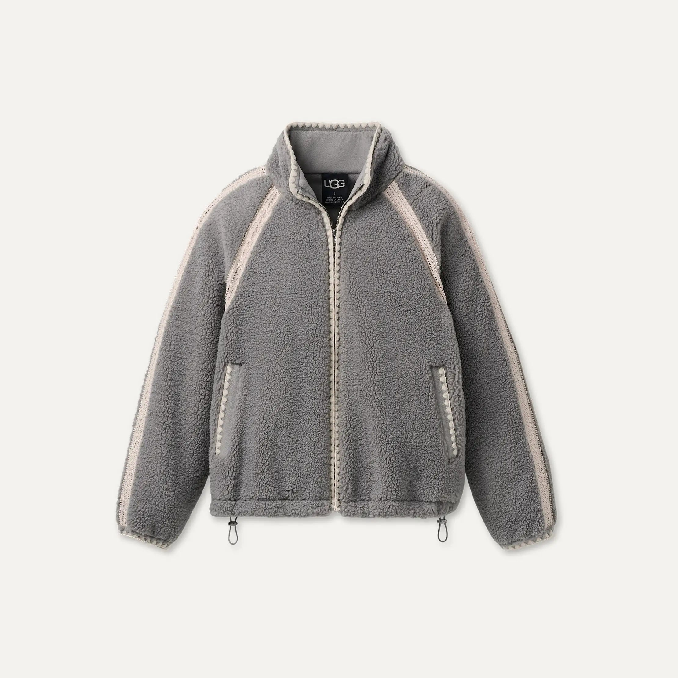 Women's Nikia Crochet UGGfluff Jacket - COBBLE