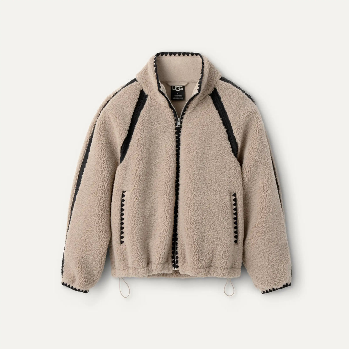 Women's Nikia Crochet UGGfluff Jacket - PUTTY
