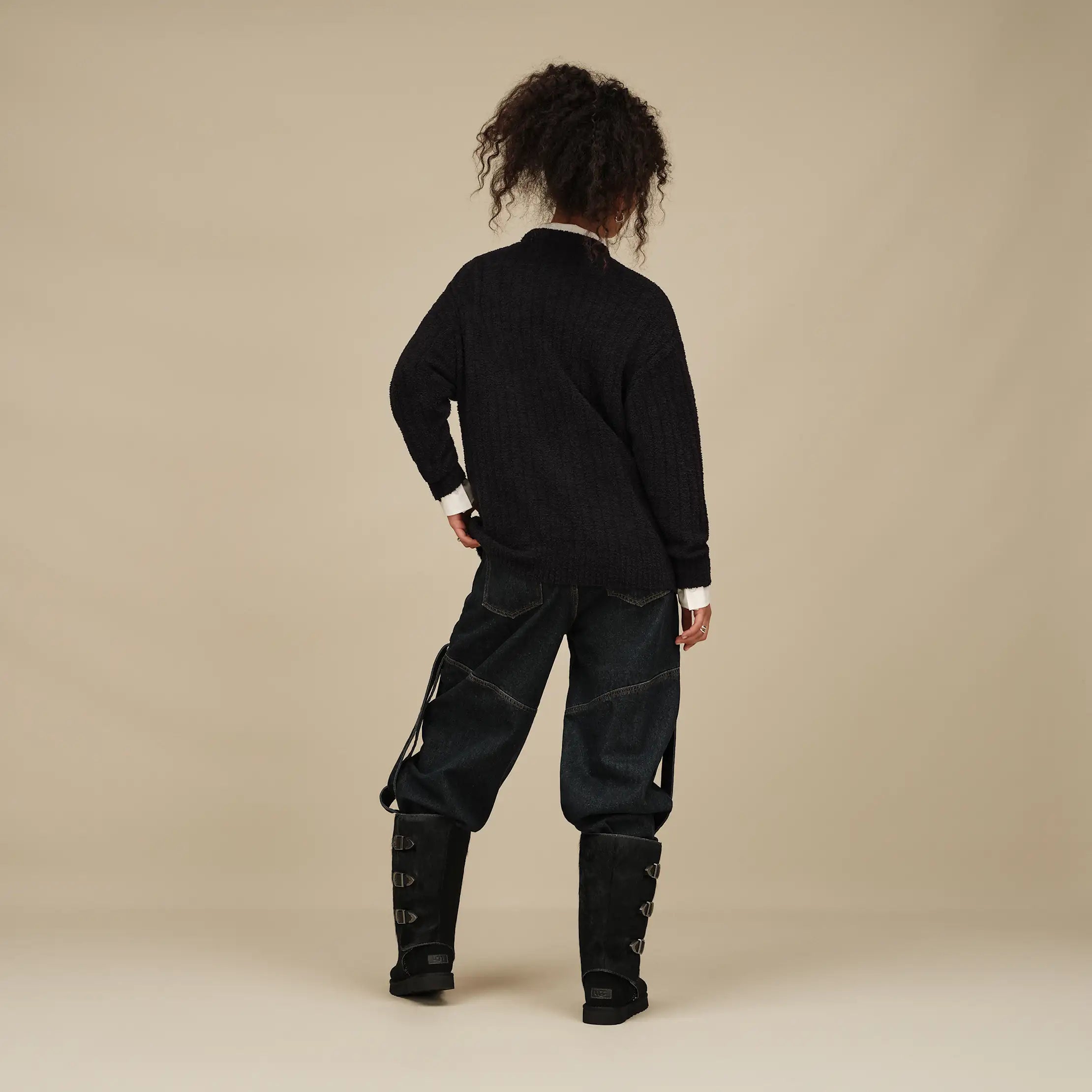Women's Riz Top Rib - BLACK