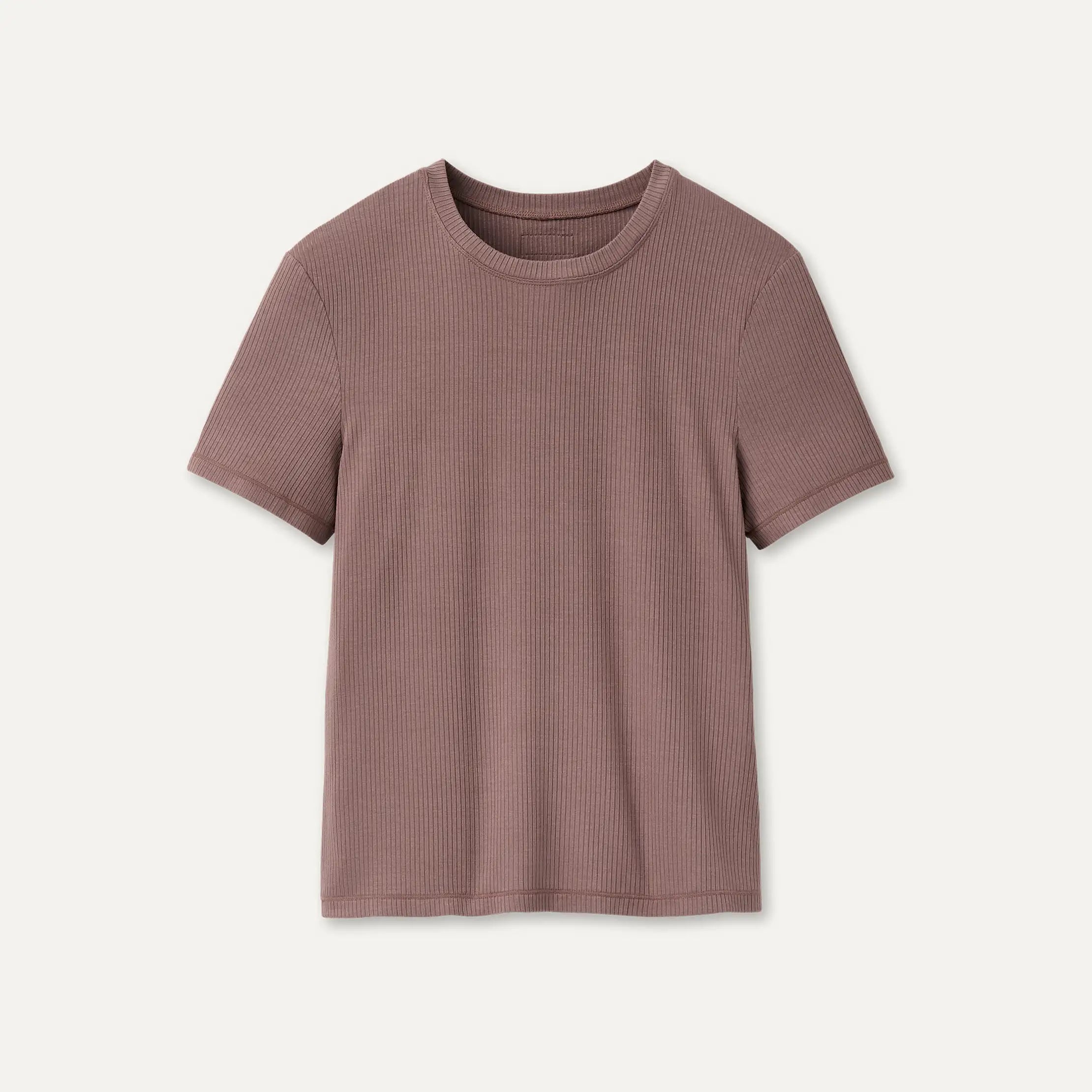 Women's Miriam Baby Tee Rib - ALLSPICE