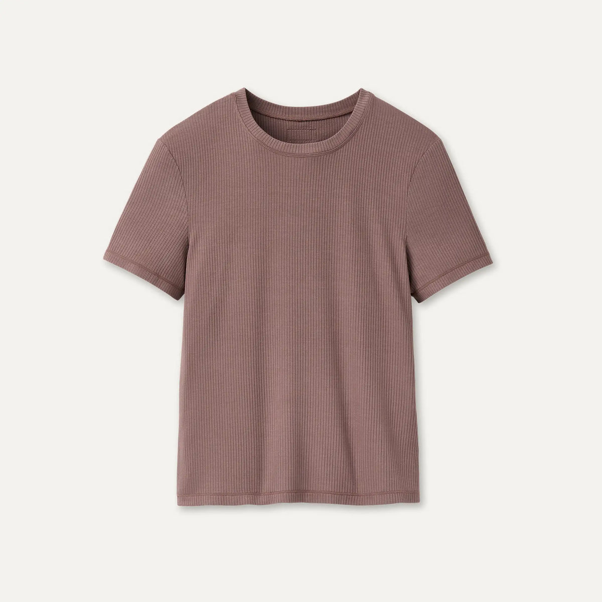 Women's Miriam Baby Tee Rib - ALLSPICE