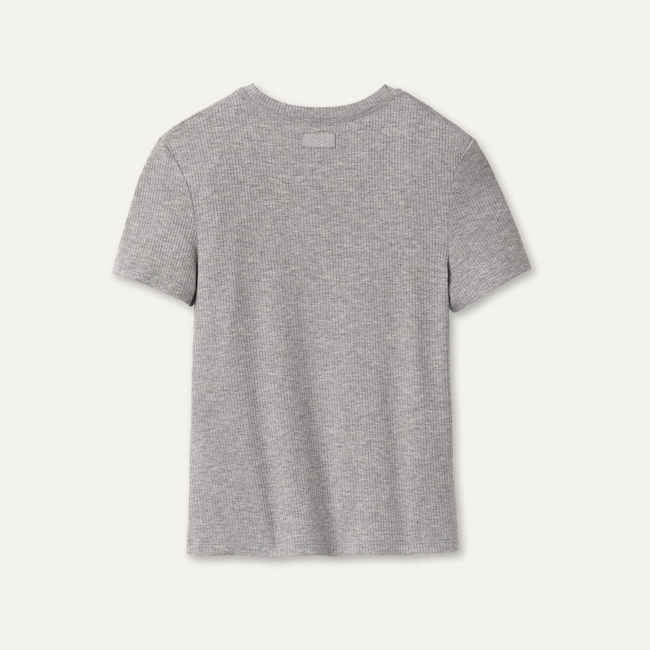 Women's Miriam Baby Tee Rib - GREY HEATHER