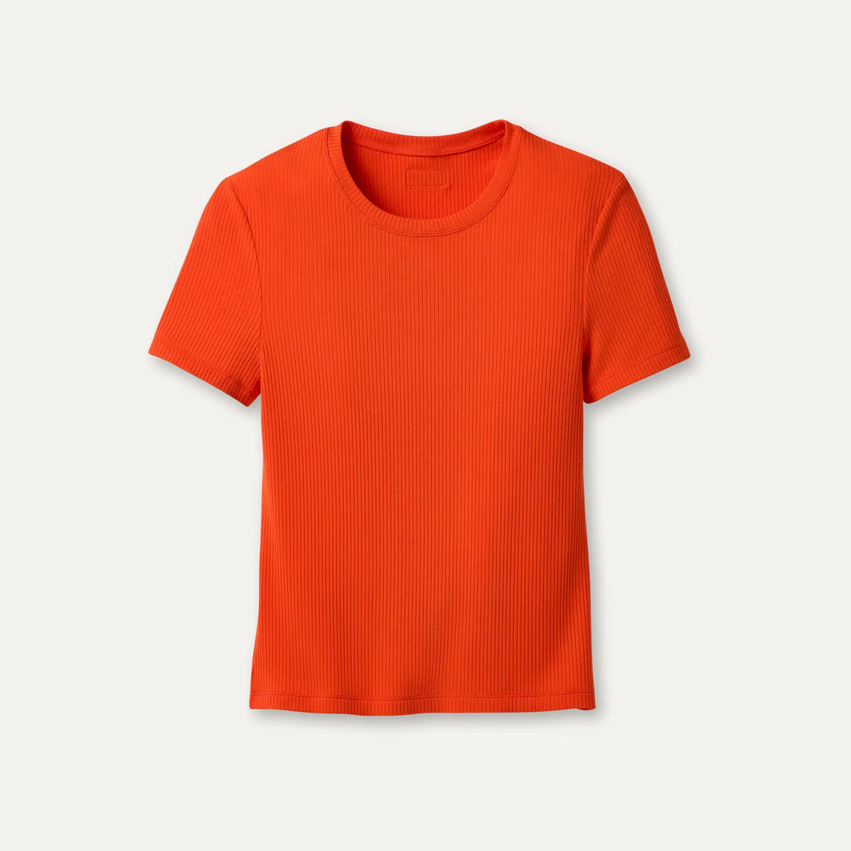 Women's Miriam Baby Tee Rib - LOBSTER