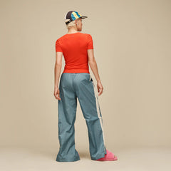 Women's Miriam Baby Tee Rib - LOBSTER