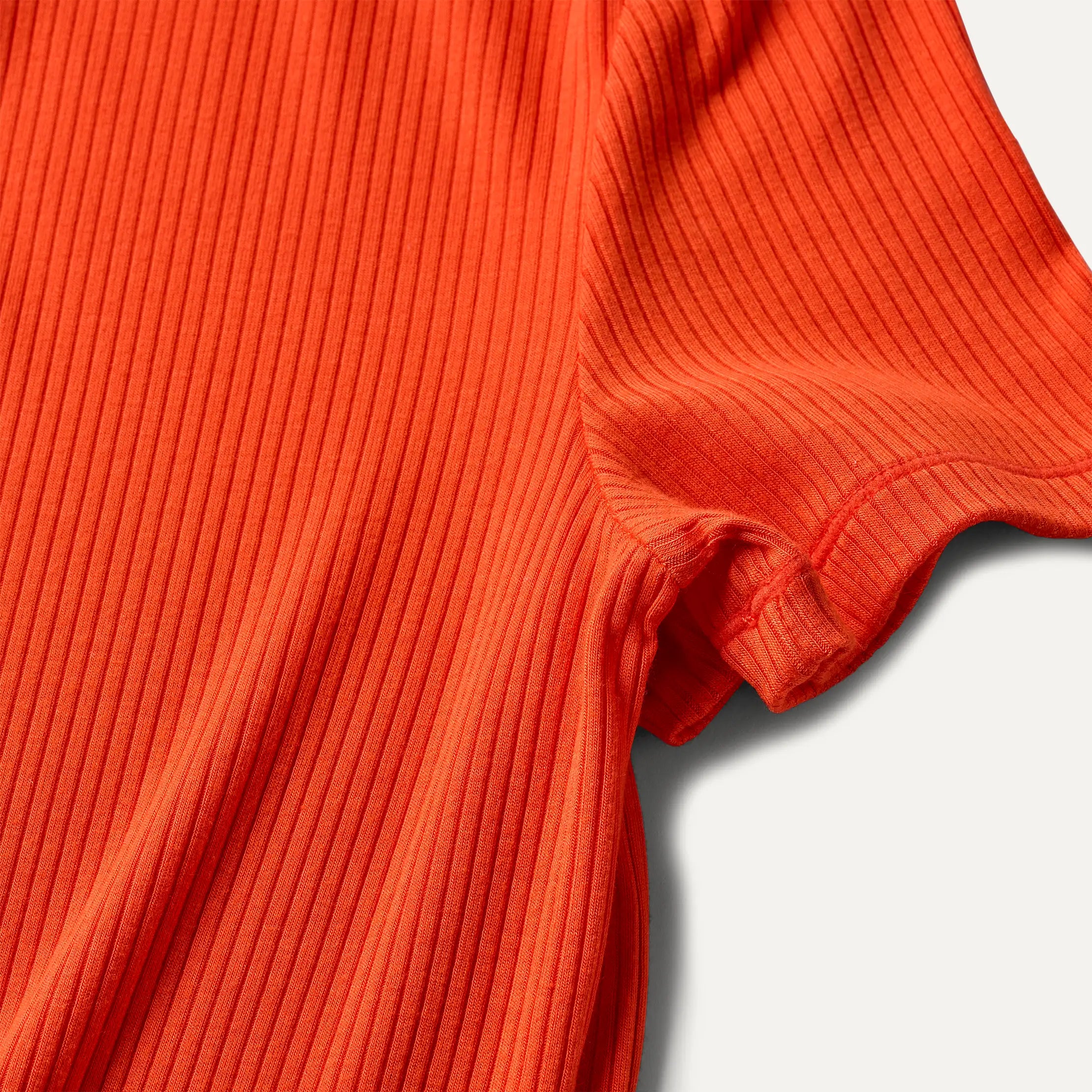 Women's Miriam Baby Tee Rib - LOBSTER