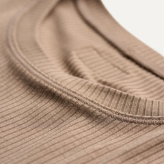 Women's Miriam Baby Tee Rib - SILVER TAUPE