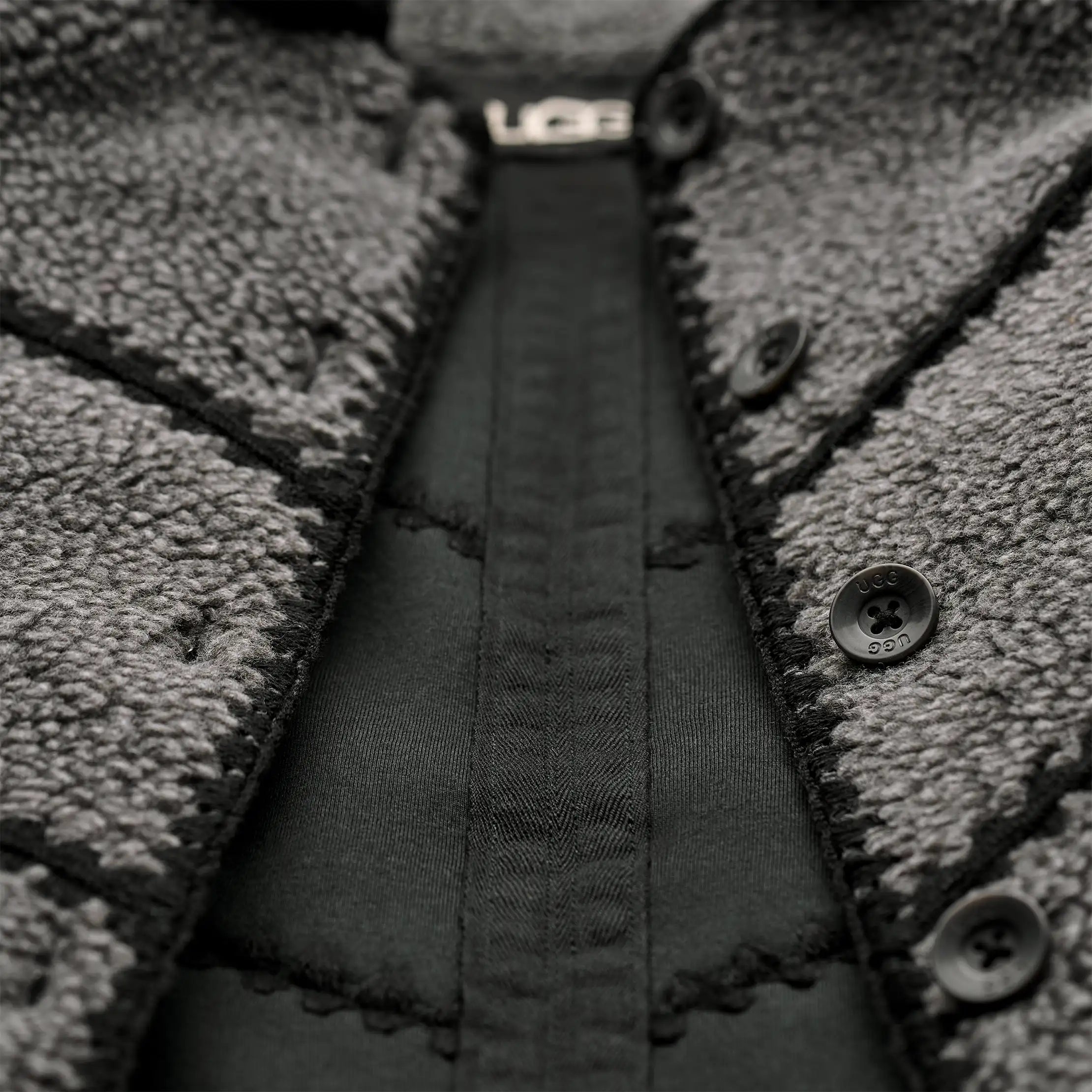 Ellison UGGfluff Shell Jacket - CHARCOAL HEATHER