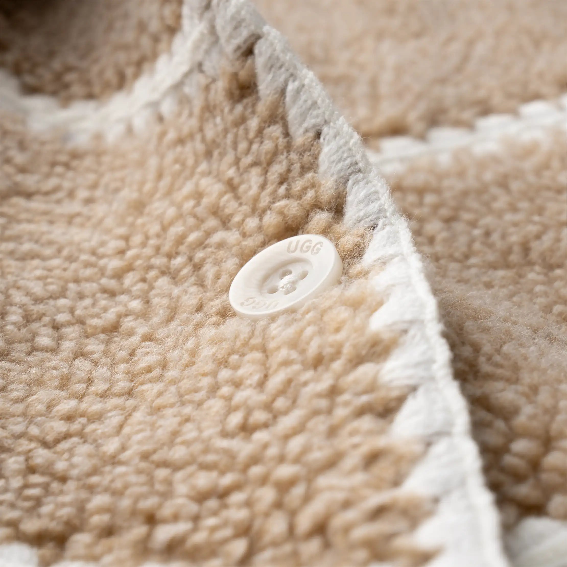 Ellison UGGfluff Shell Jacket - SAND HEATHER