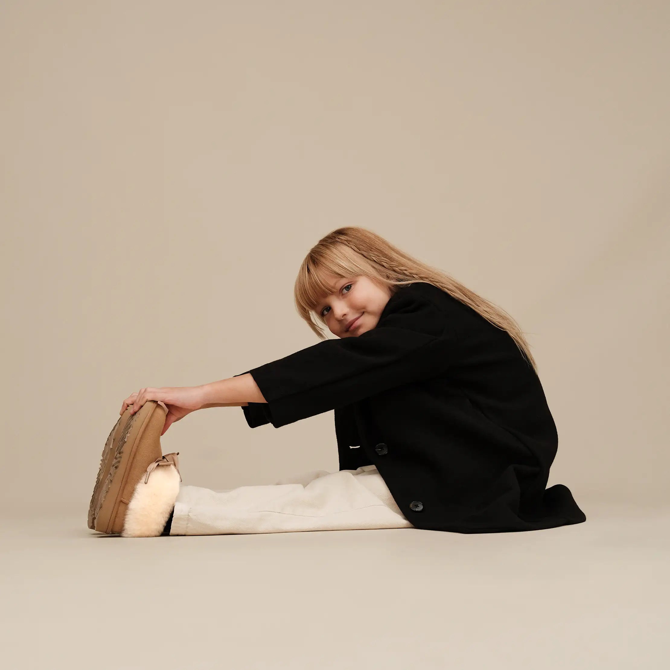 Kids' Bailey Slipper - CHESTNUT
