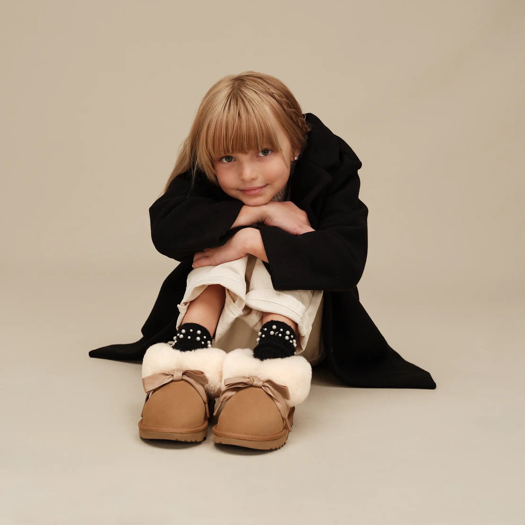 Kids' Bailey Slipper - CHESTNUT