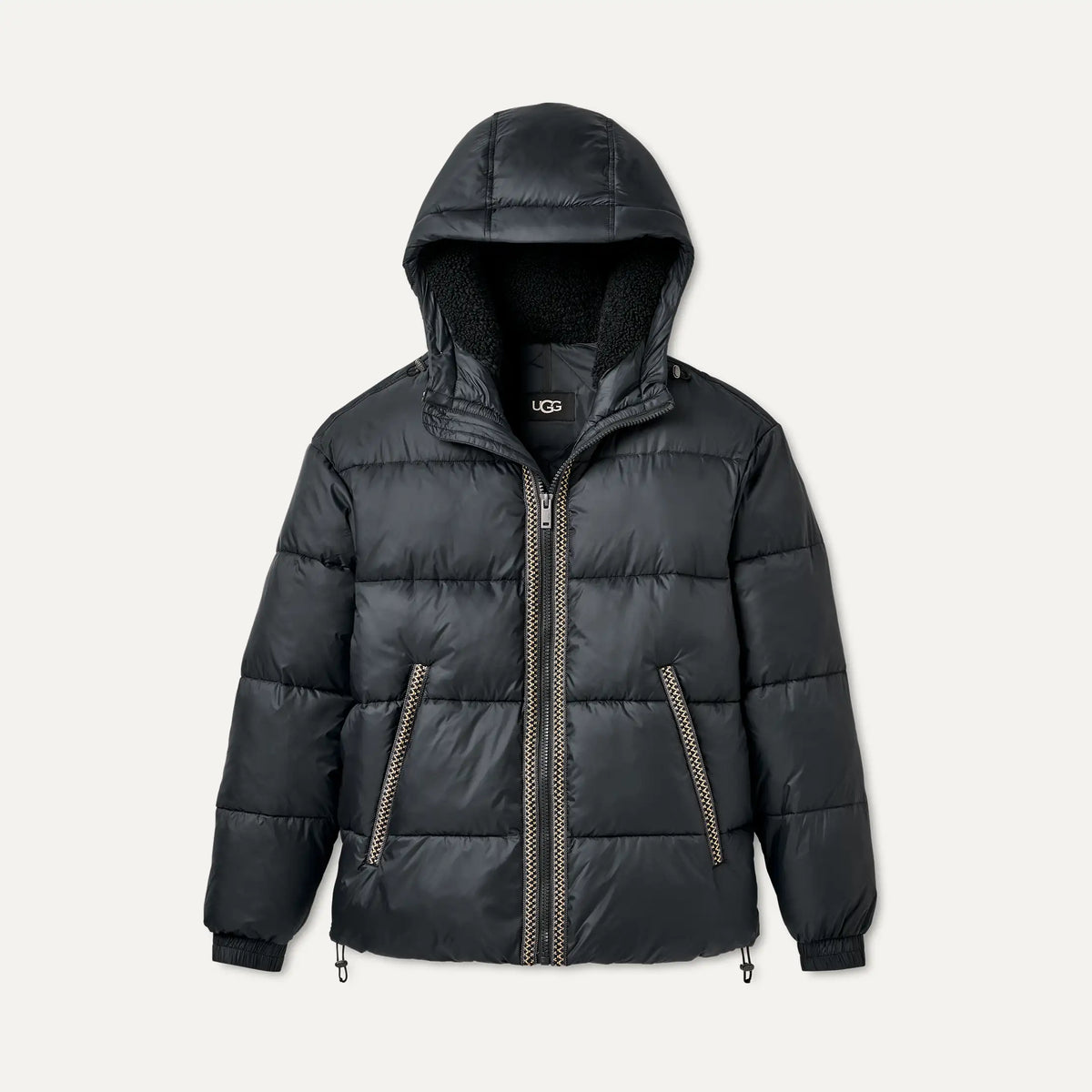 Men's Xayden UGGbraid Puffer Jacket - BLACK