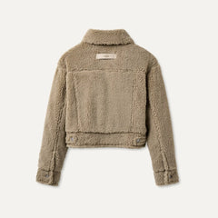 Women's Frankie Short Trucker Jacket - COBBLE GREY