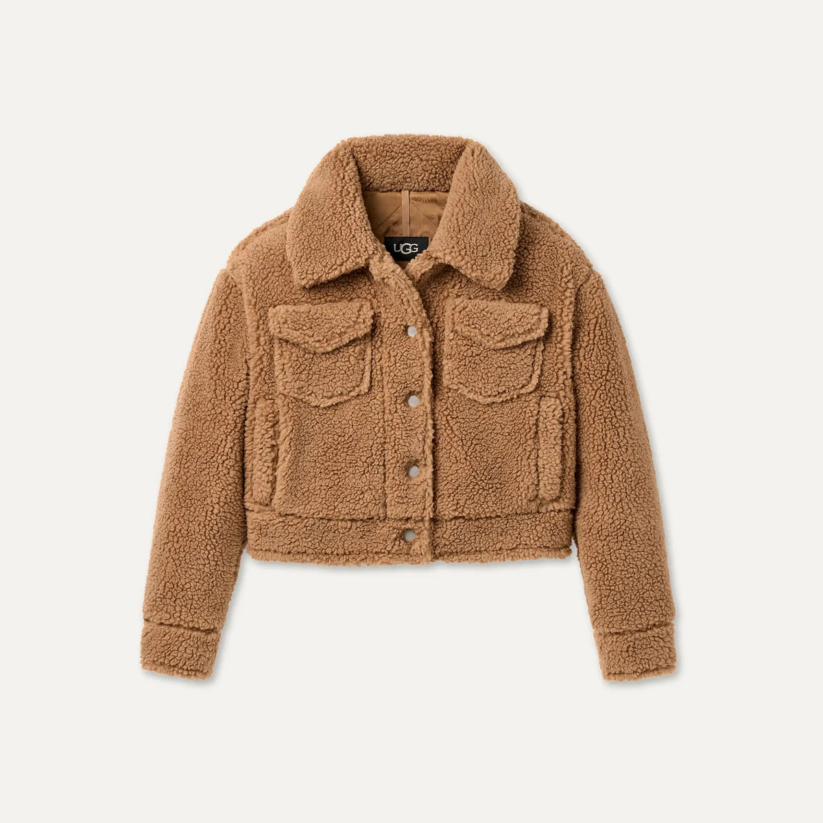 Women's Frankie Short Trucker Jacket - CHESTNUT