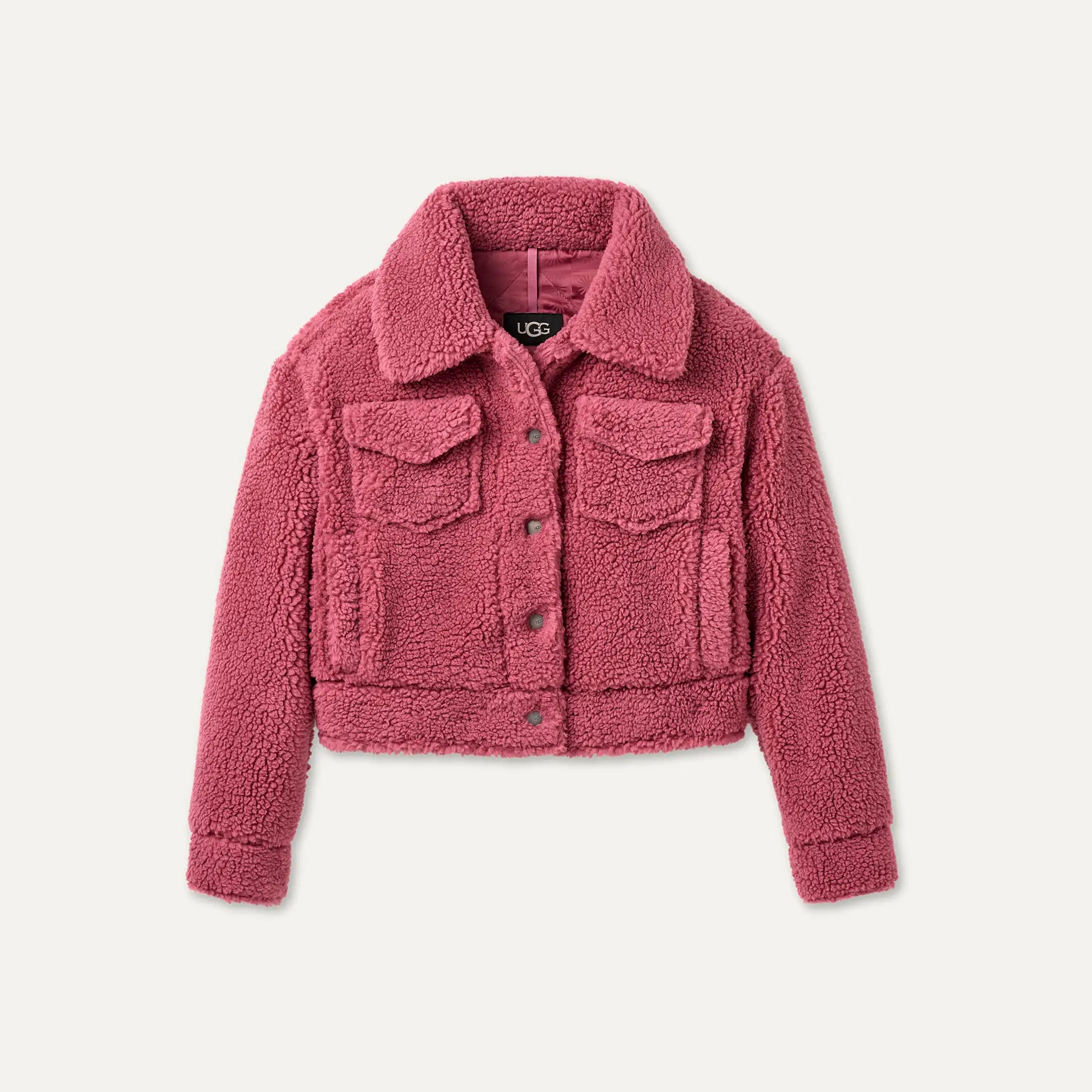 Women's Frankie Short Trucker Jacket - STRAWBERRY