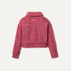 Women's Frankie Short Trucker Jacket - STRAWBERRY