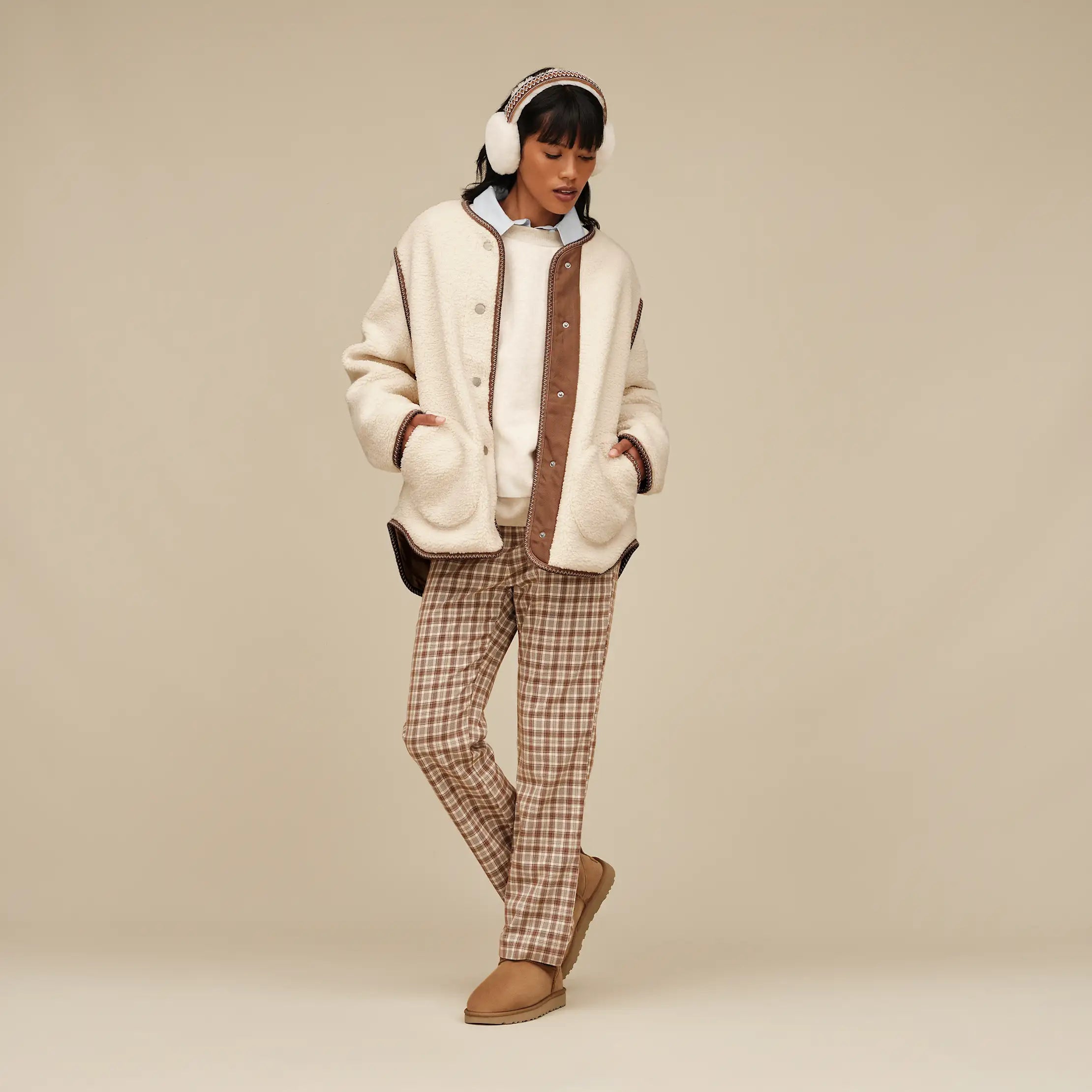 Women's Emmersyn UGGbraid Jacket - CREAM
