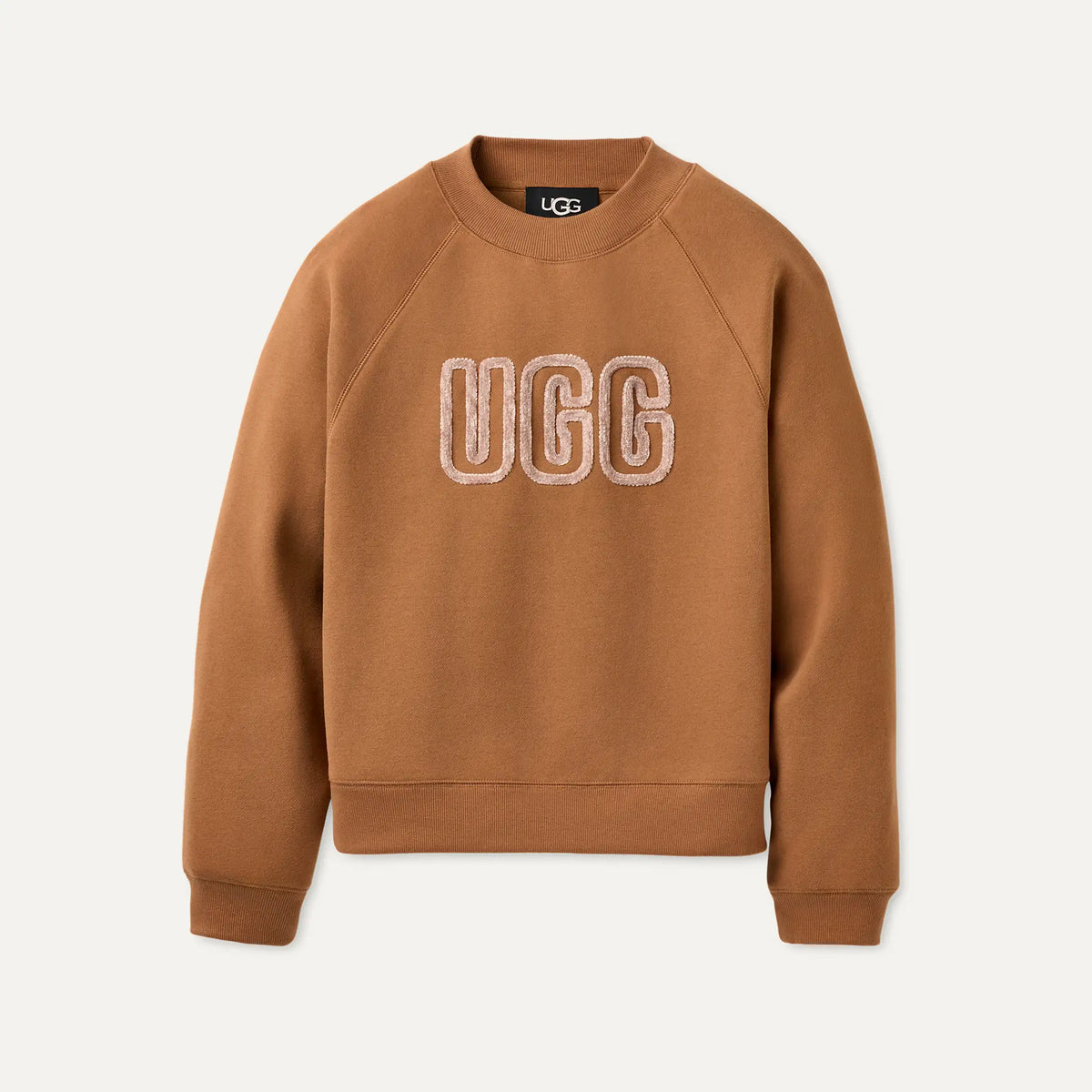Women's UGG Logo Crewneck - CHESTNUT