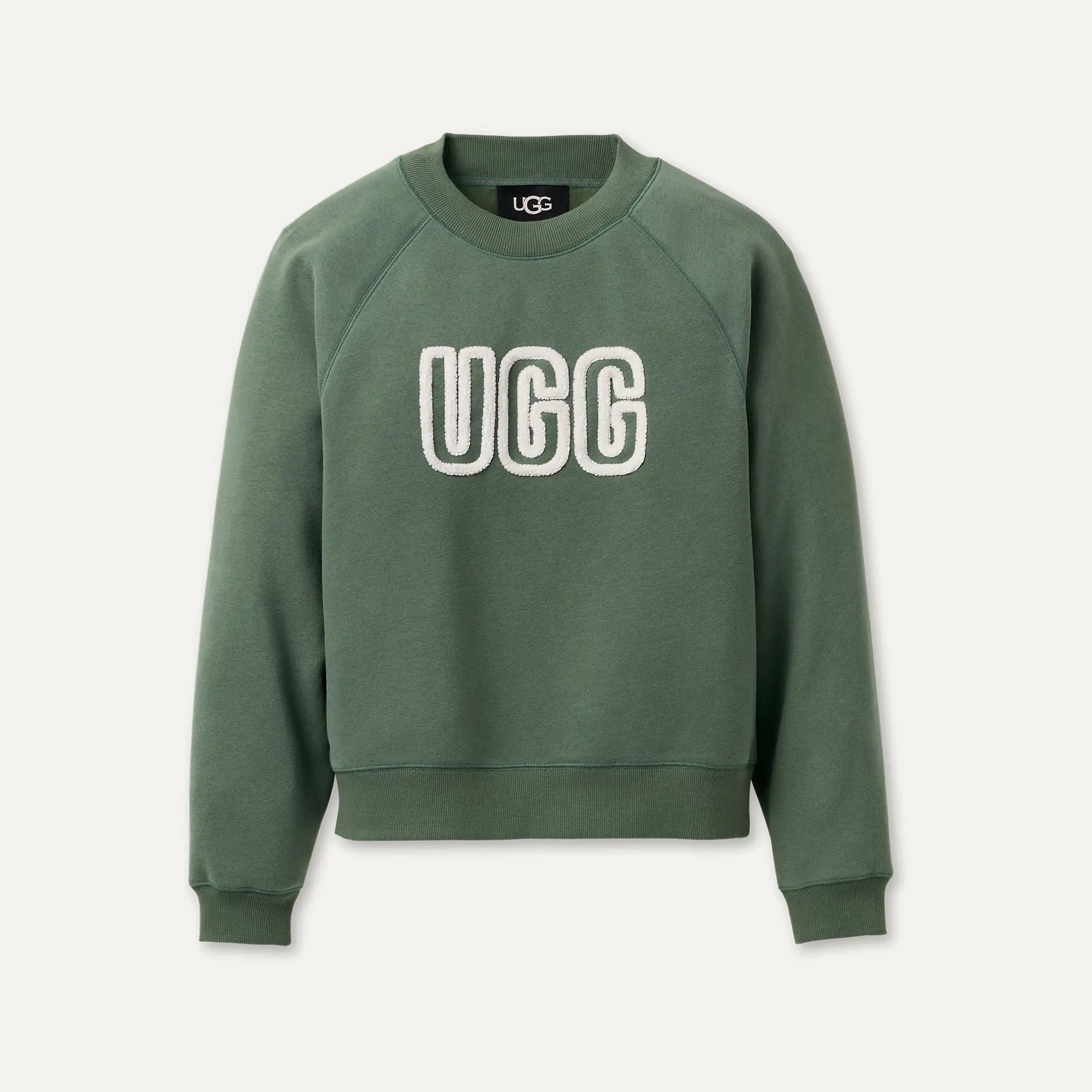 Women's UGG Logo Crewneck - GREEN STONE