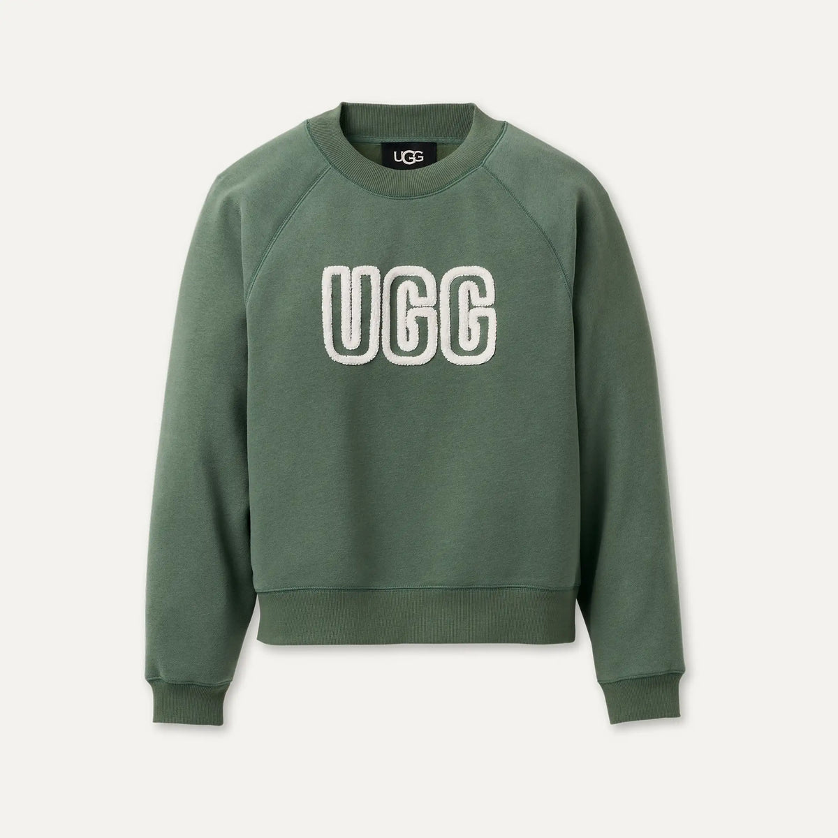 Women's UGG Logo Crewneck - GREEN STONE