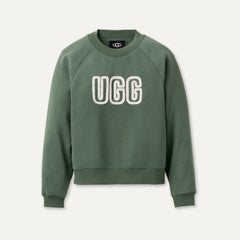 Women's UGG Logo Crewneck - GREEN STONE